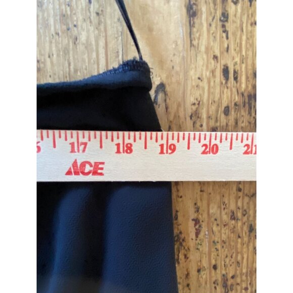 J.B.S. Womens Black Chiffon Ruffle Hem Skirt 2X Lightweight Polyester Midi - Picture 6 of 7